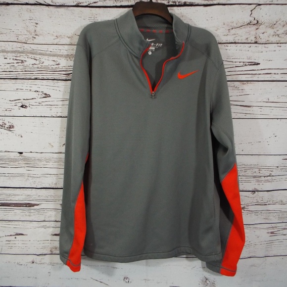 Nike Other - Nike Therma Fit Pullover Gray 1/4 Zip Jacket XL
